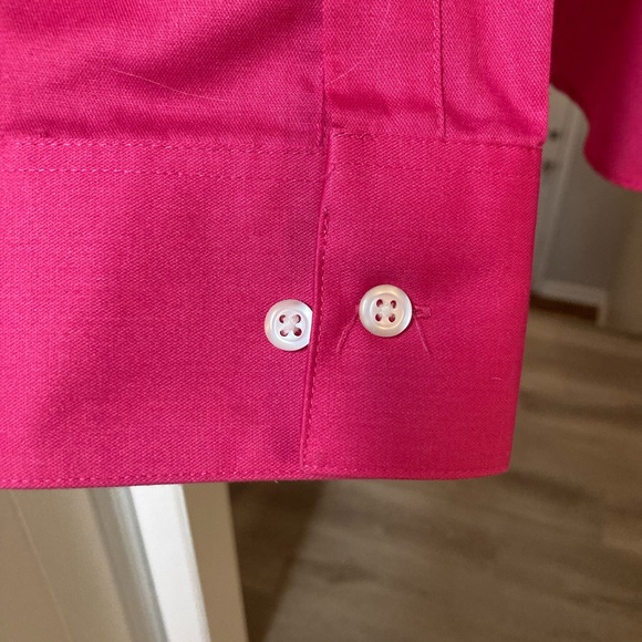 Van Heusen Lux Sateen No Iron Button Down - Picture 3 of 5